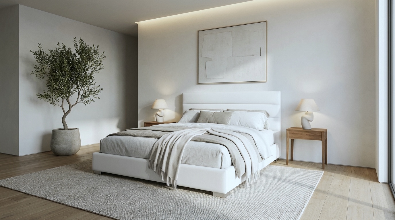 Zazen Bed in bedroom